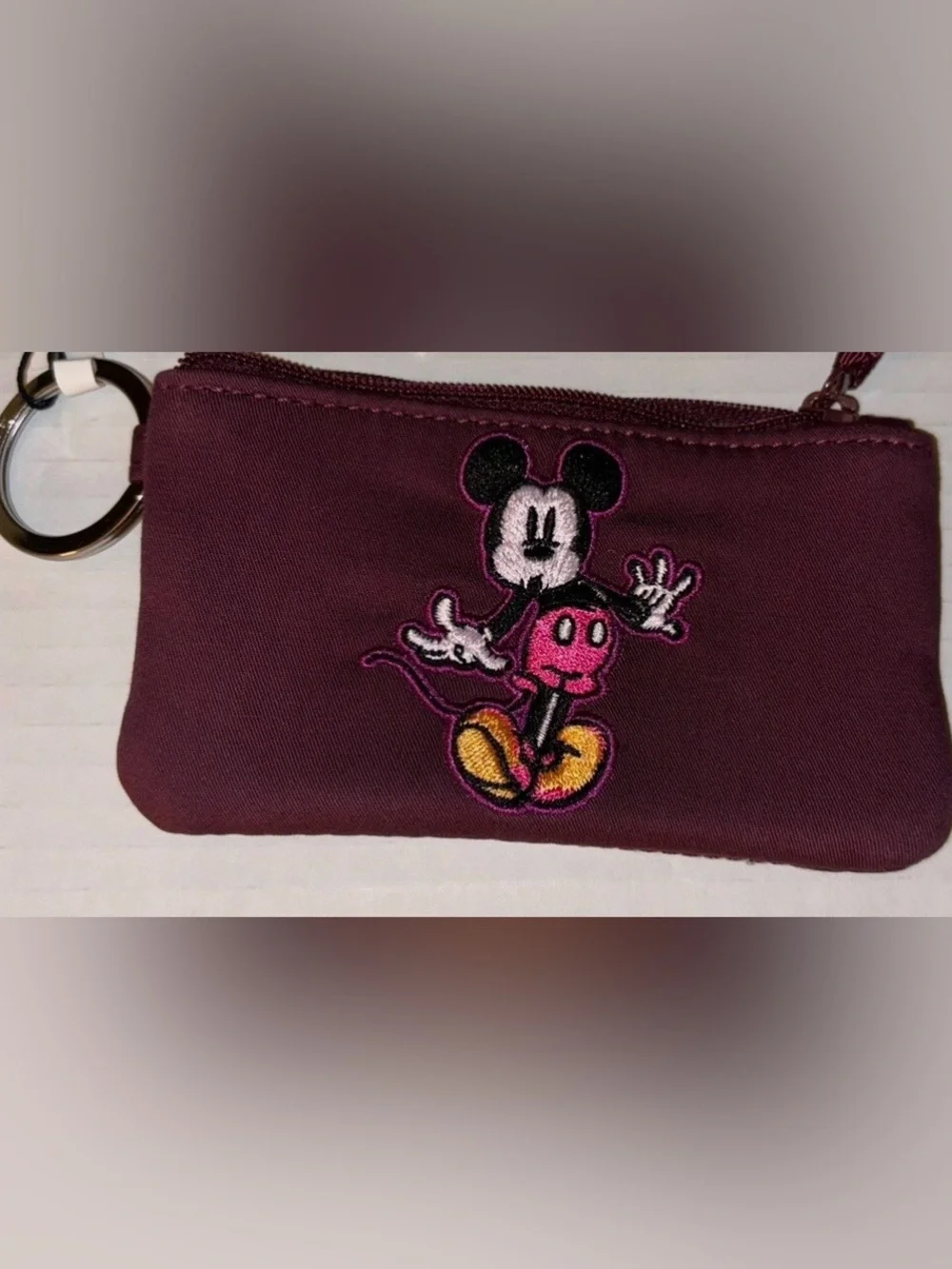 Vera Bradley Disney Zip ID Case Flirty Mickey Mouse